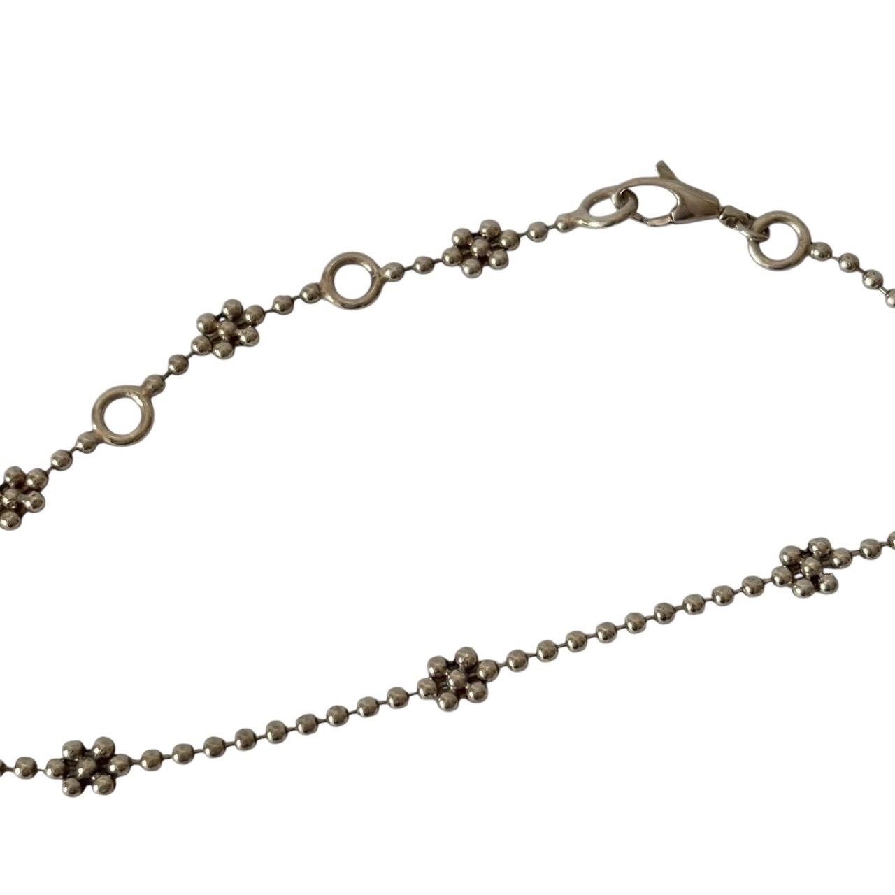 GUCCI グッチ フラワーモチーフ ネックレス ペンダント ボールチェーン 