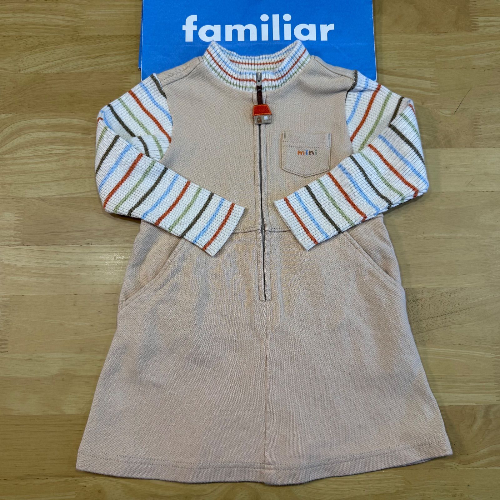 ファミリアワンピース◎サイズ90 - メルカリ