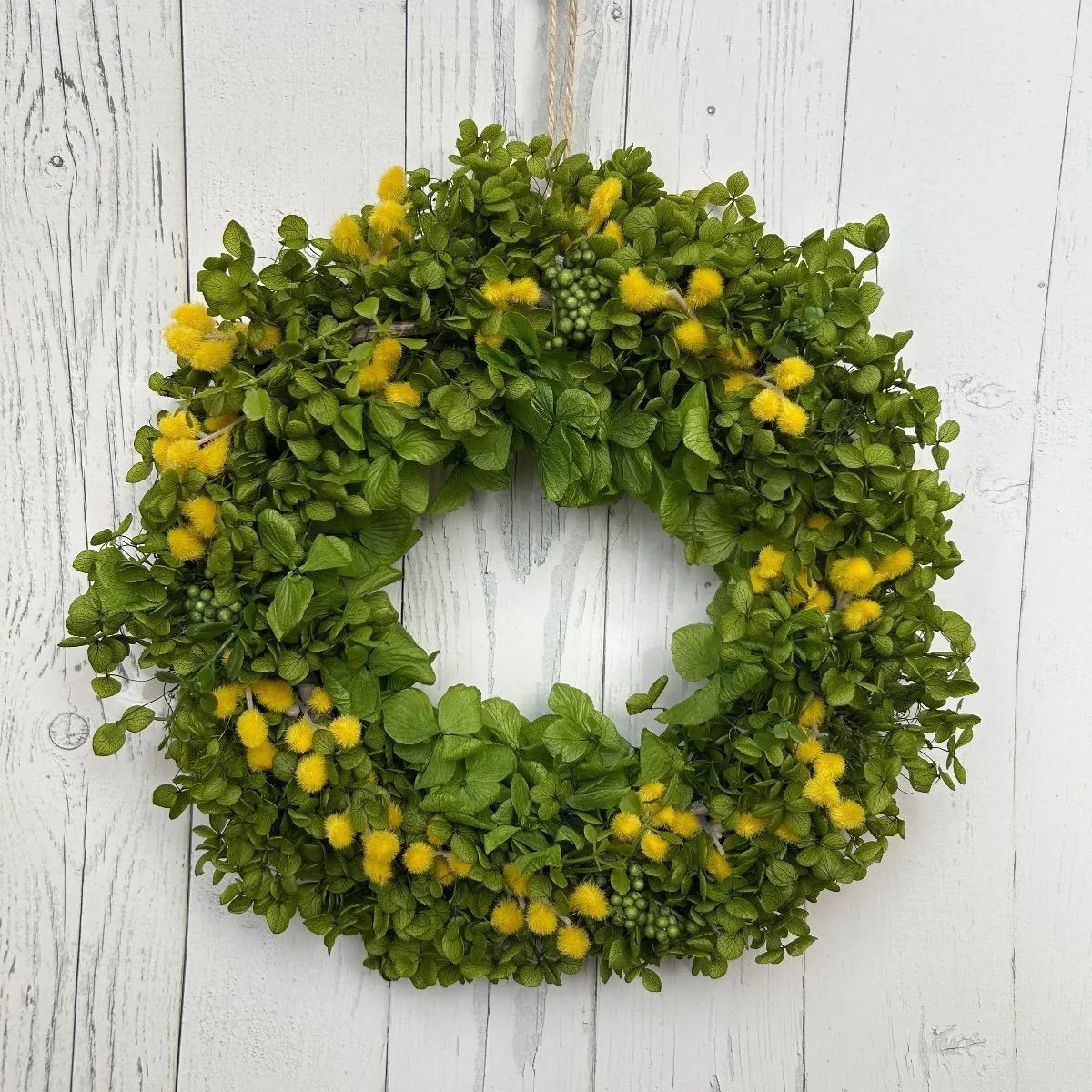 ミモザのリース★グリーンリース★春のリース ミモザのリース 春のリース グリーンリース - メルカリ