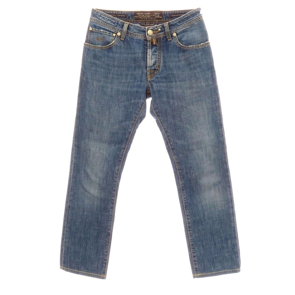 中古】ヤコブコーエン JACOB COHEN J622 コットン デニムパンツ