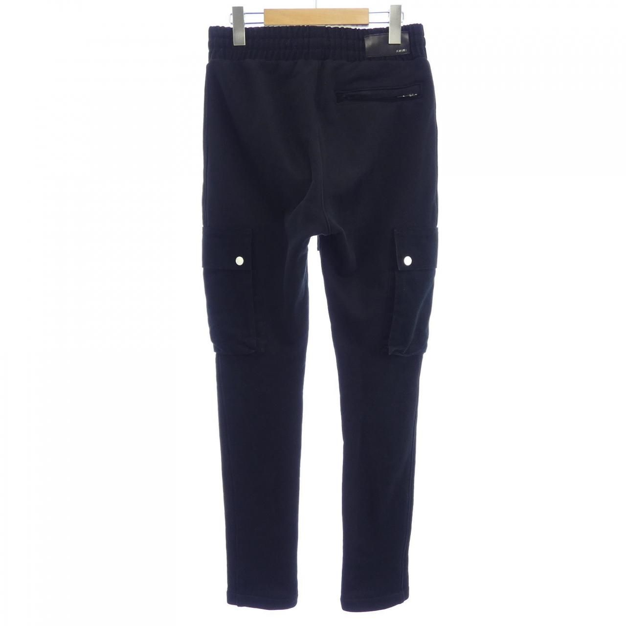 アミリ AMIRI 150712 パンツ AMIRI アミリ ダメージ加工 レザーパッチ 