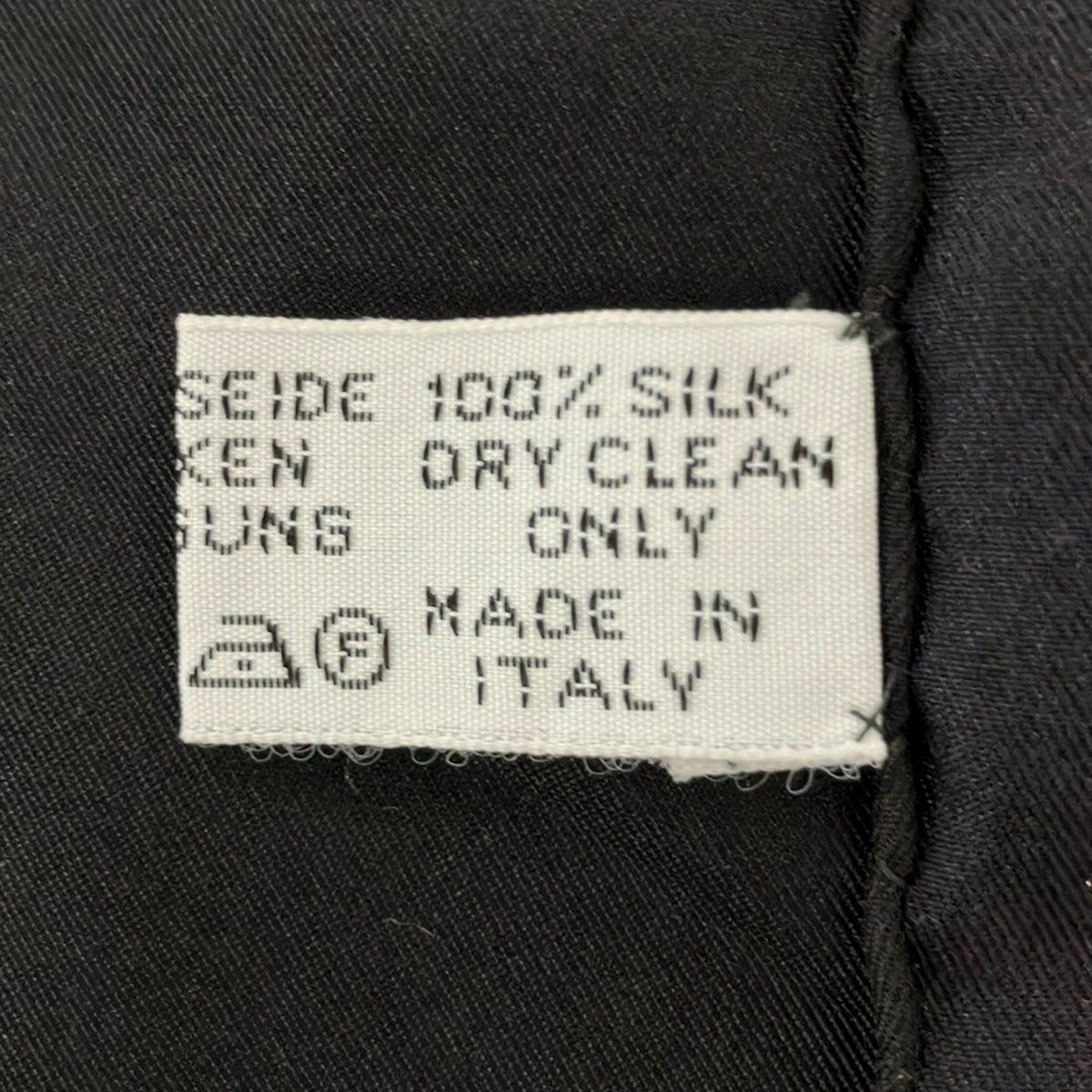 CHANEL(シャネル) スカーフ美品 黒×ゴールド ココマーク/チェーン柄