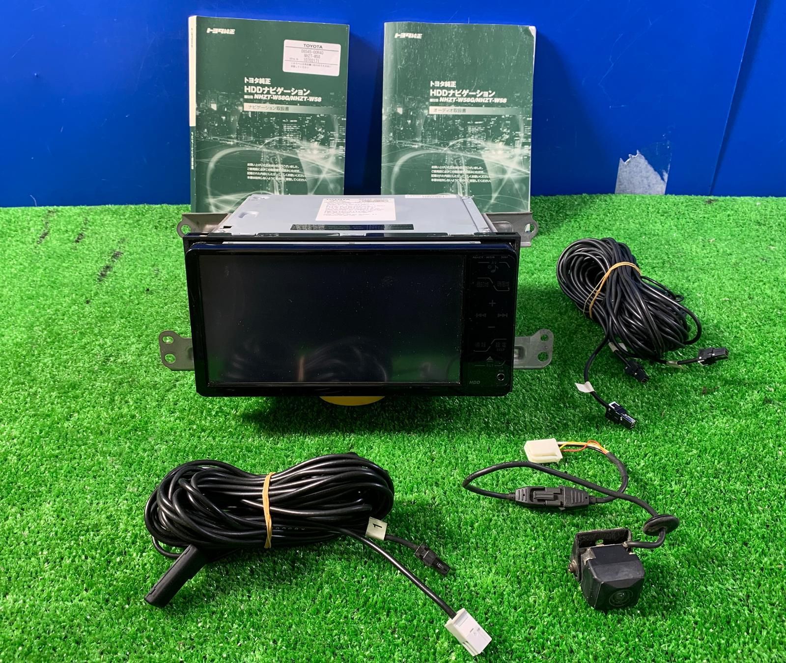 TOYOTA トヨタ 純正 HDDナビ NHZT-W58 CD DVD TV AUX SD 中古