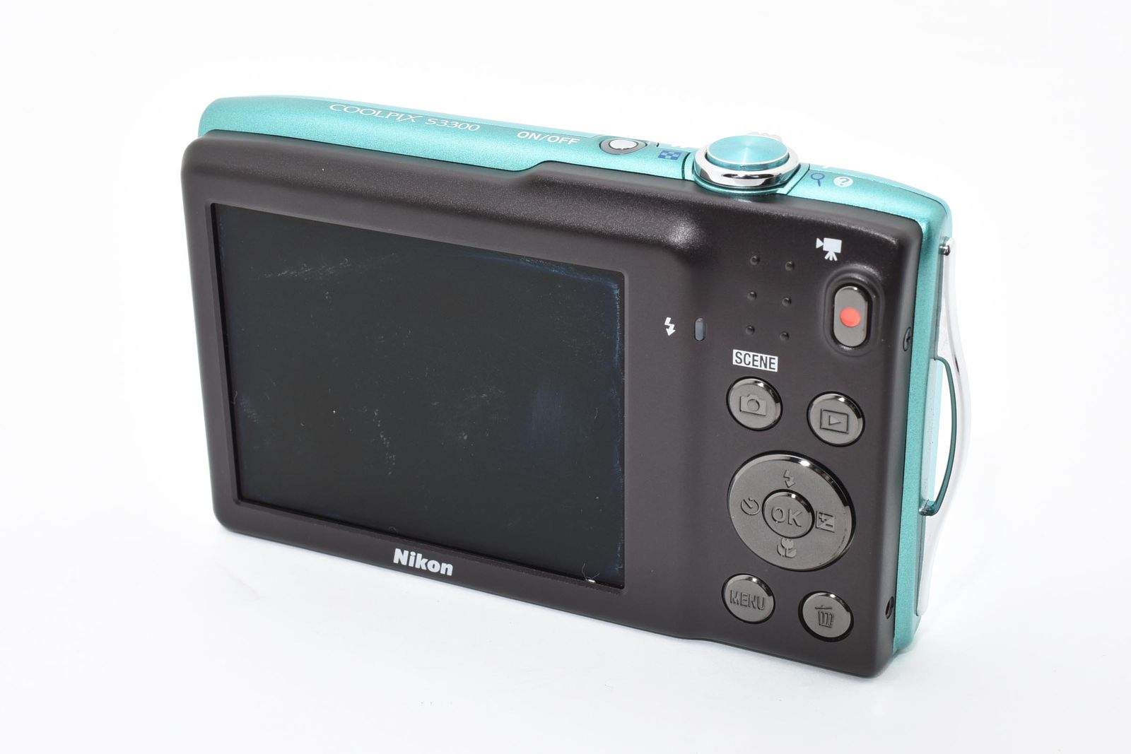 □ 美品 □ ニコン Nikon COOLPIX S3300 ミントグリーン ≪外観動作