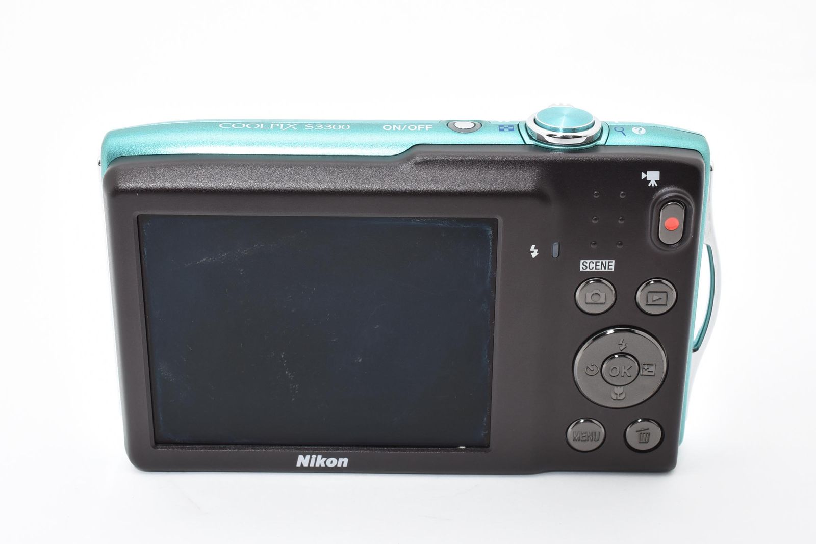 □ 美品 □ ニコン Nikon COOLPIX S3300 ミントグリーン ≪外観動作