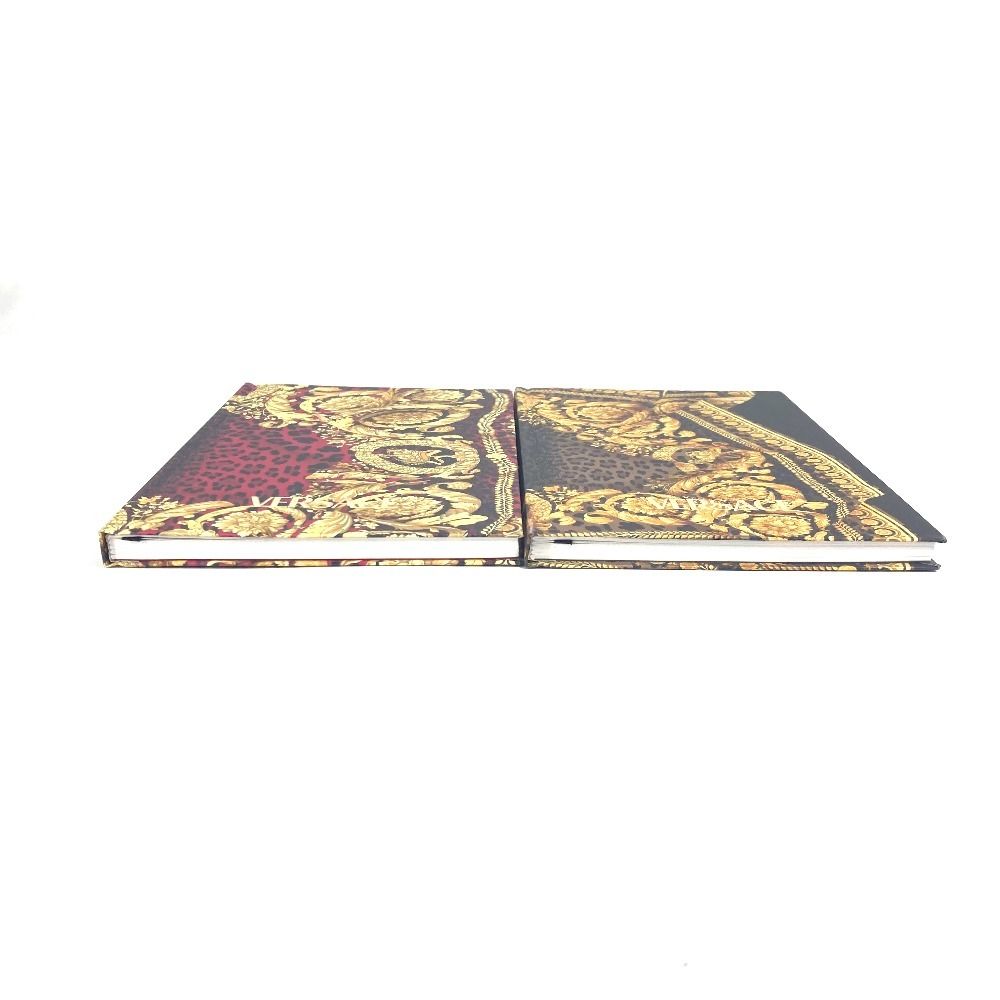 ヴェルサーチェ Versace ノートブック 2冊 VERSACE ヴェルサーチ ノートブック ロゴ セット 2冊 紙 マルチカラー