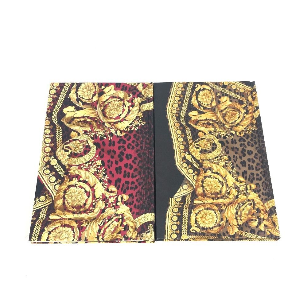 VERSACE ヴェルサーチ ノートブック ロゴ セット 2冊 紙 マルチカラー