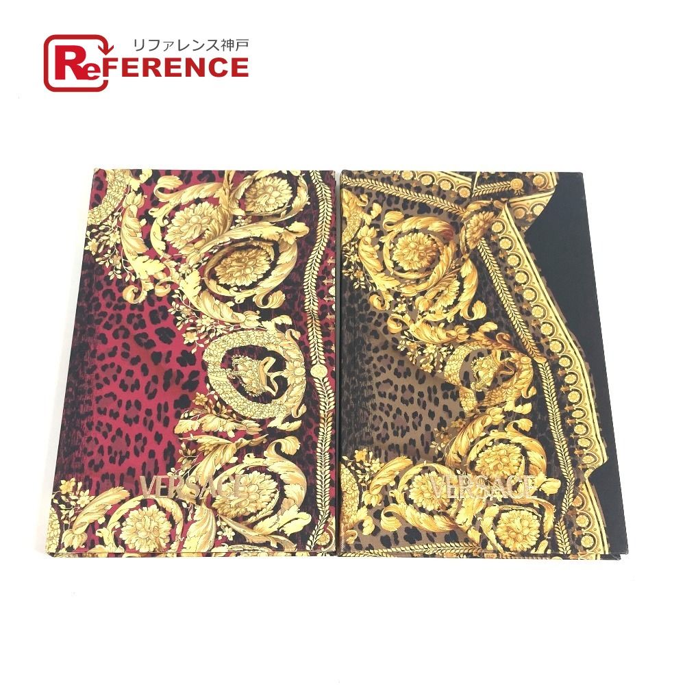ヴェルサーチェ Versace ノートブック 2冊 VERSACE ヴェルサーチ ノートブック ロゴ セット 2冊 紙 マルチカラー