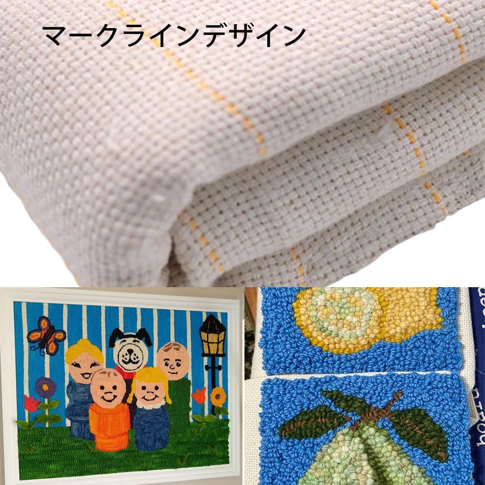 新品 タフティングクロス カーペット織りガン用プライマリ布 カーペット布(1M*2M)
