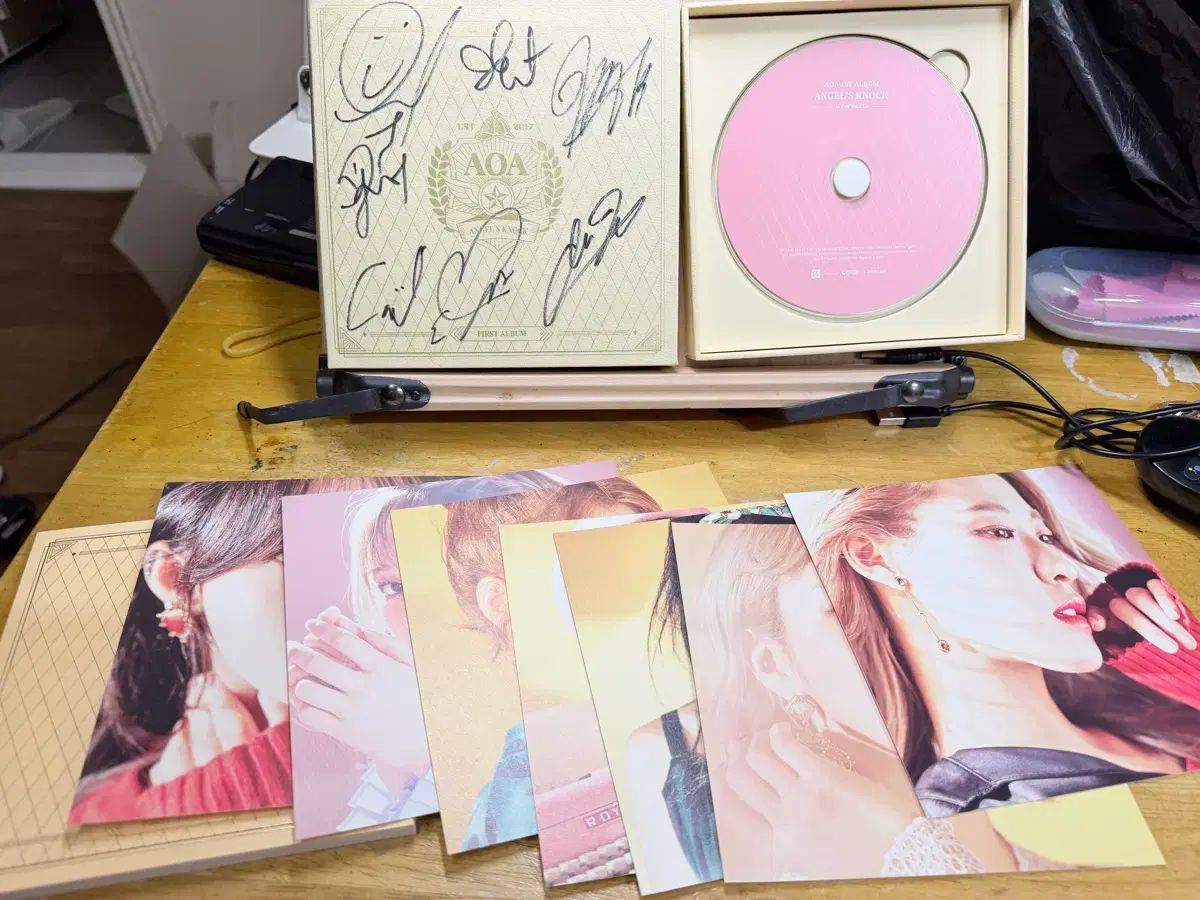 AOA サイン入り アルバム 非売品 正規1集 ANGEL S KNOCK 2017年