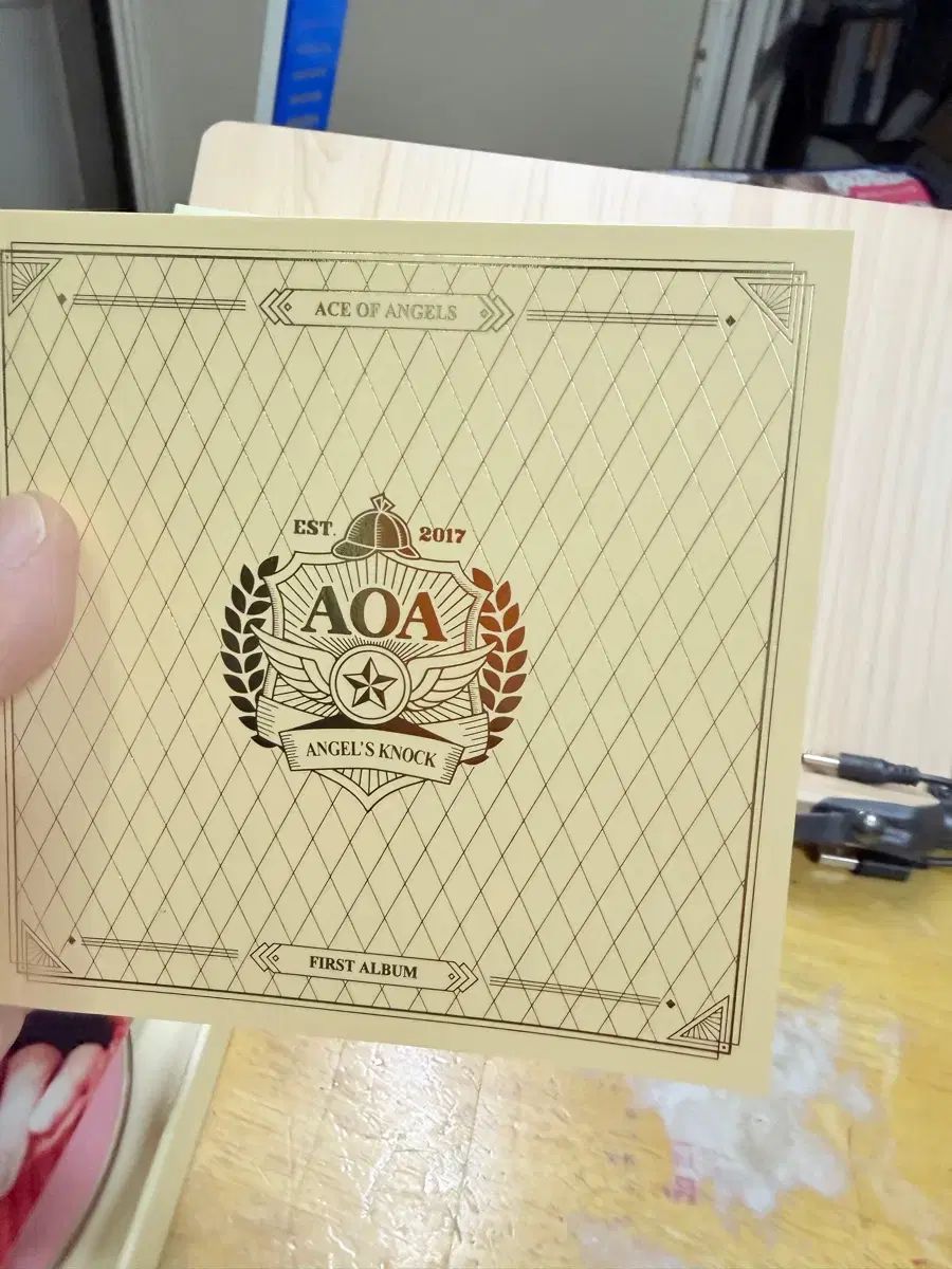  AOA サイン入り アルバム 非売品 正規1集 ANGEL S KNOCK 2017年 その他 タレントグッズ