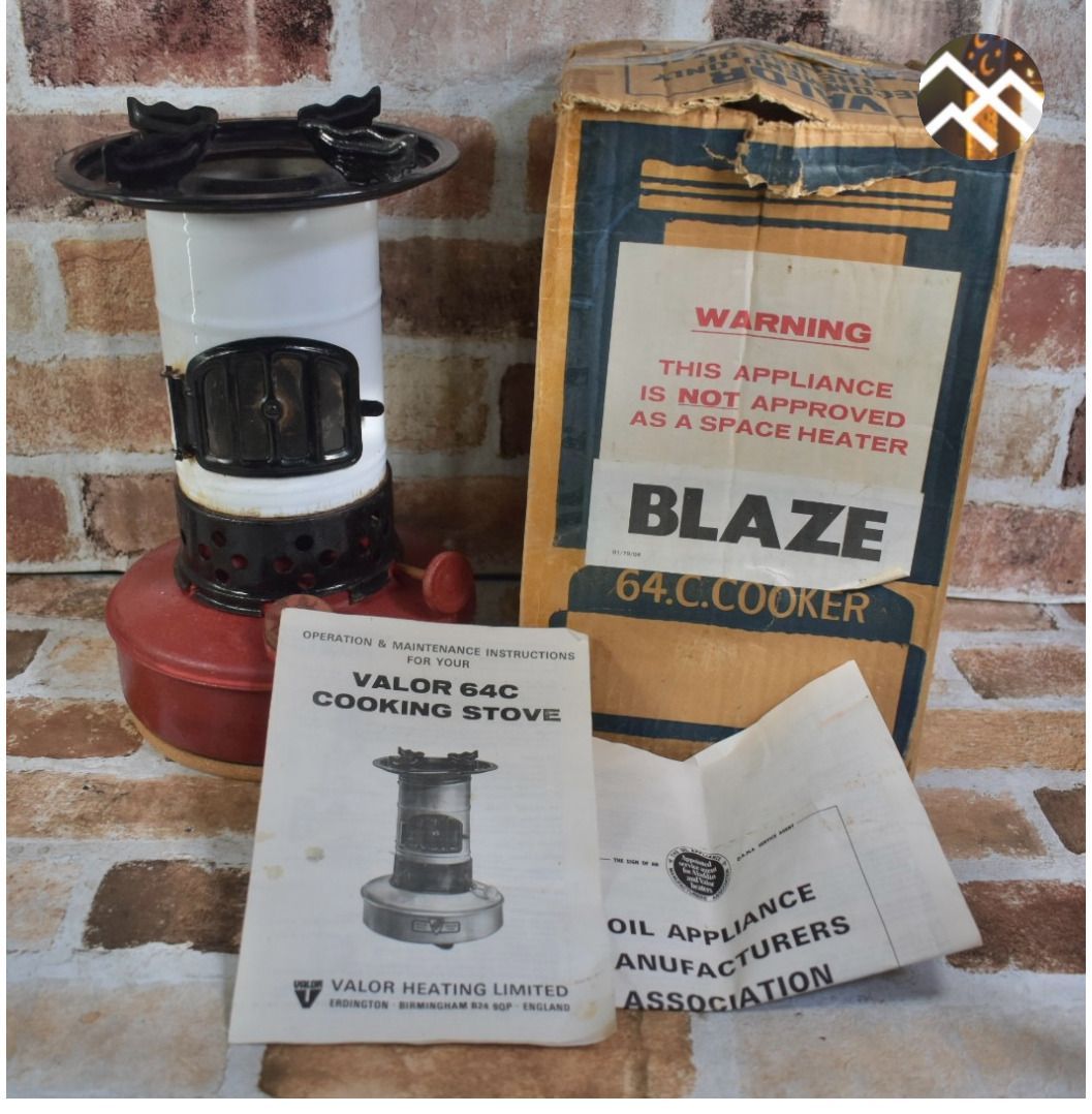 少し訳あり Valor 64C Cooking Stove バーラー クッキング NOS 1960-70's VALOR 64C MINOR COOKING STOVE/バーラー クッキング