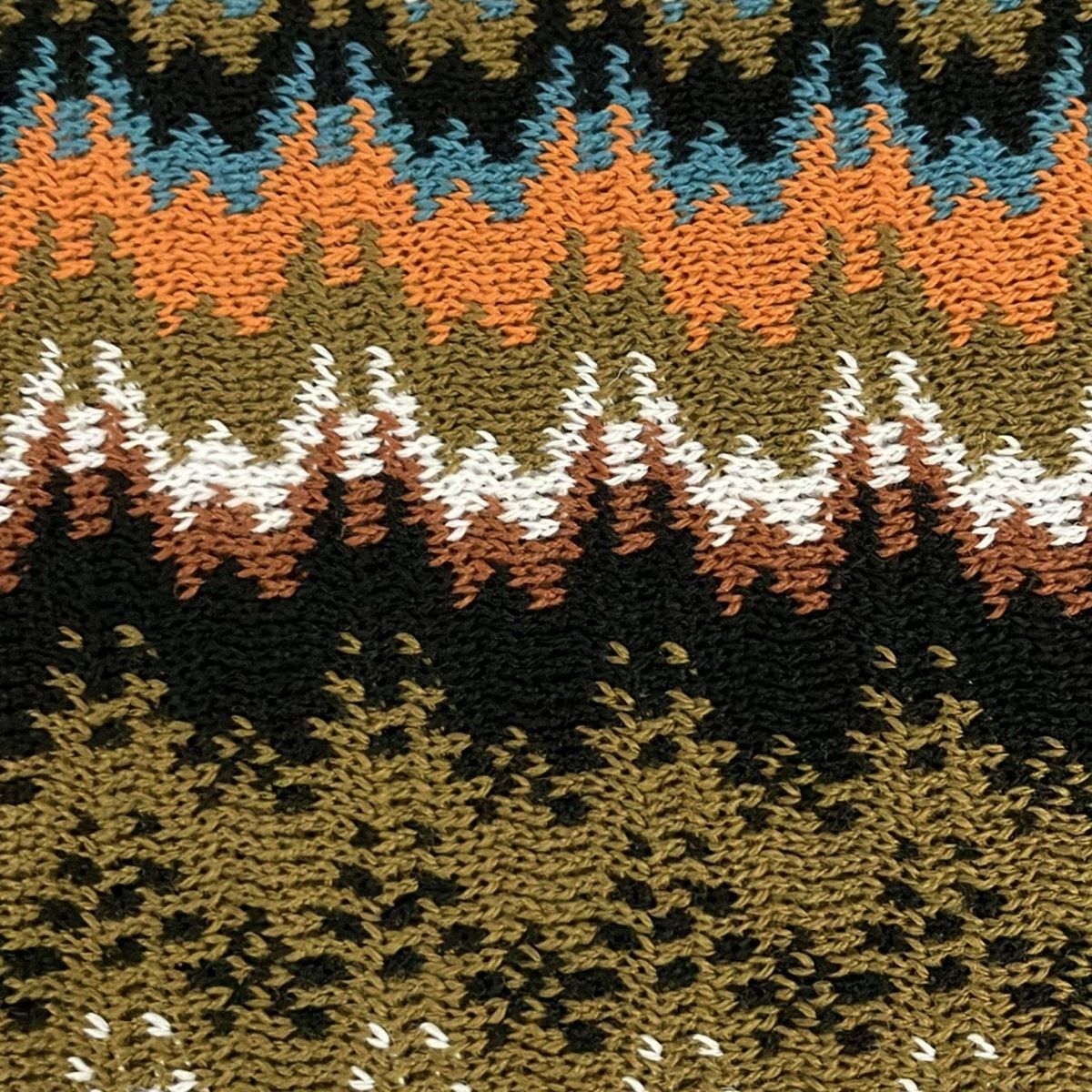 MISSONI ミッソーニ　マフラー　ストール　ニット　ウール　ボーダー柄 MISSONI ミッソーニ マフラー ストール ニット ウール ボーダー柄