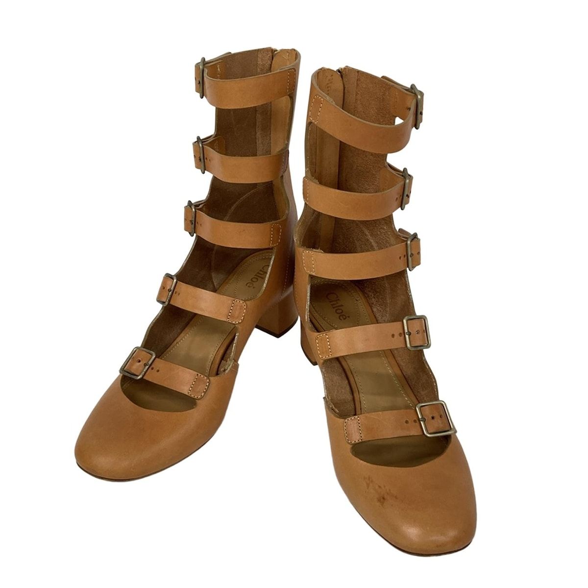 Chloe(クロエ) ショートブーツ 39 レディース - ライトブラウン レザー