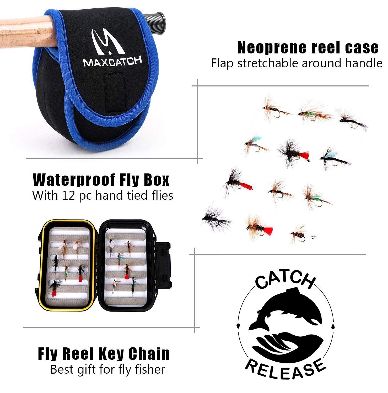 新品 M MAXIMUMCATCH Maxcatch Ultra-lite 山岳渓流用フライロッド 1/2