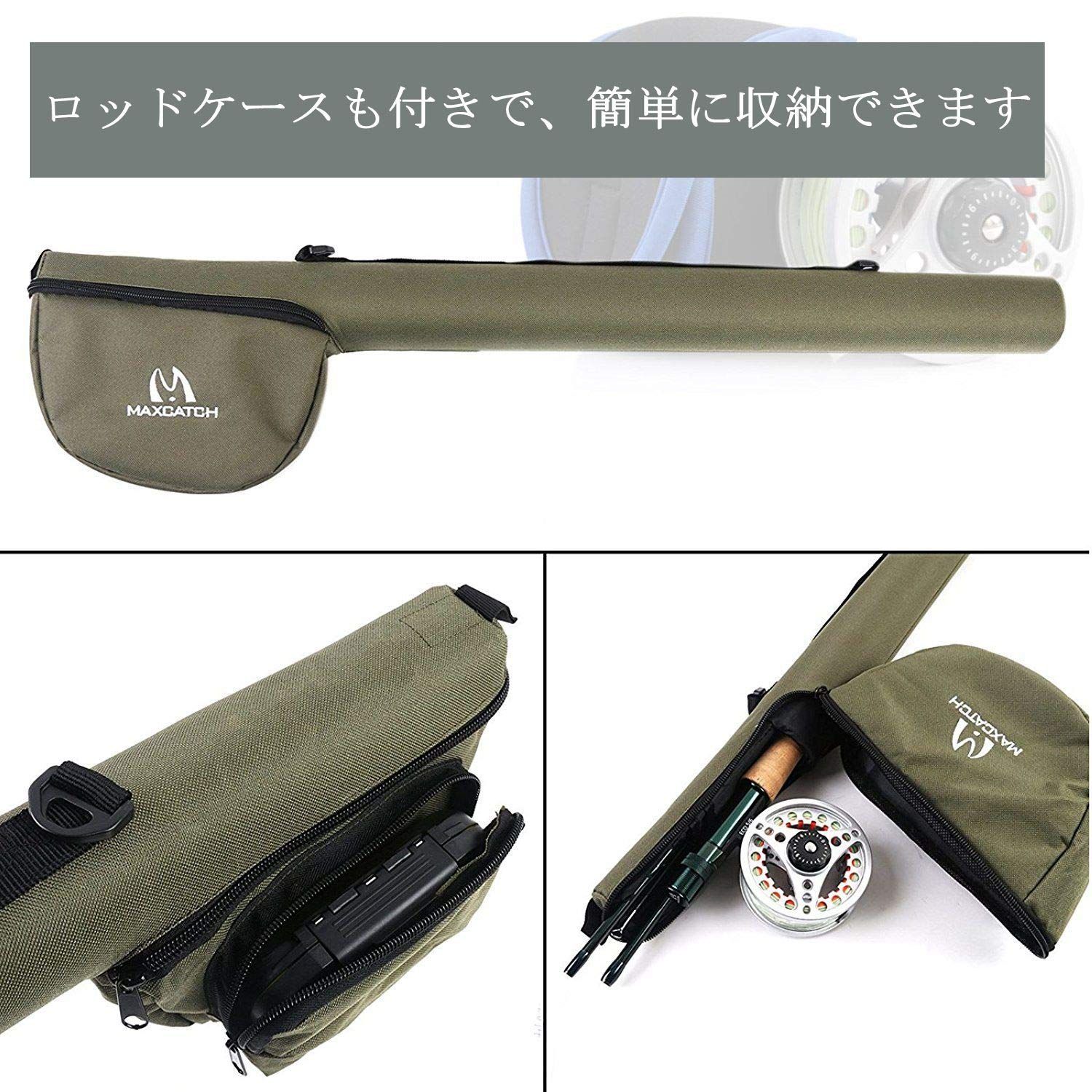 M MAXIMUMCATCH 山岳渓流用フライロッド セット 719v9sorP5L._AC_UL210_SR210,