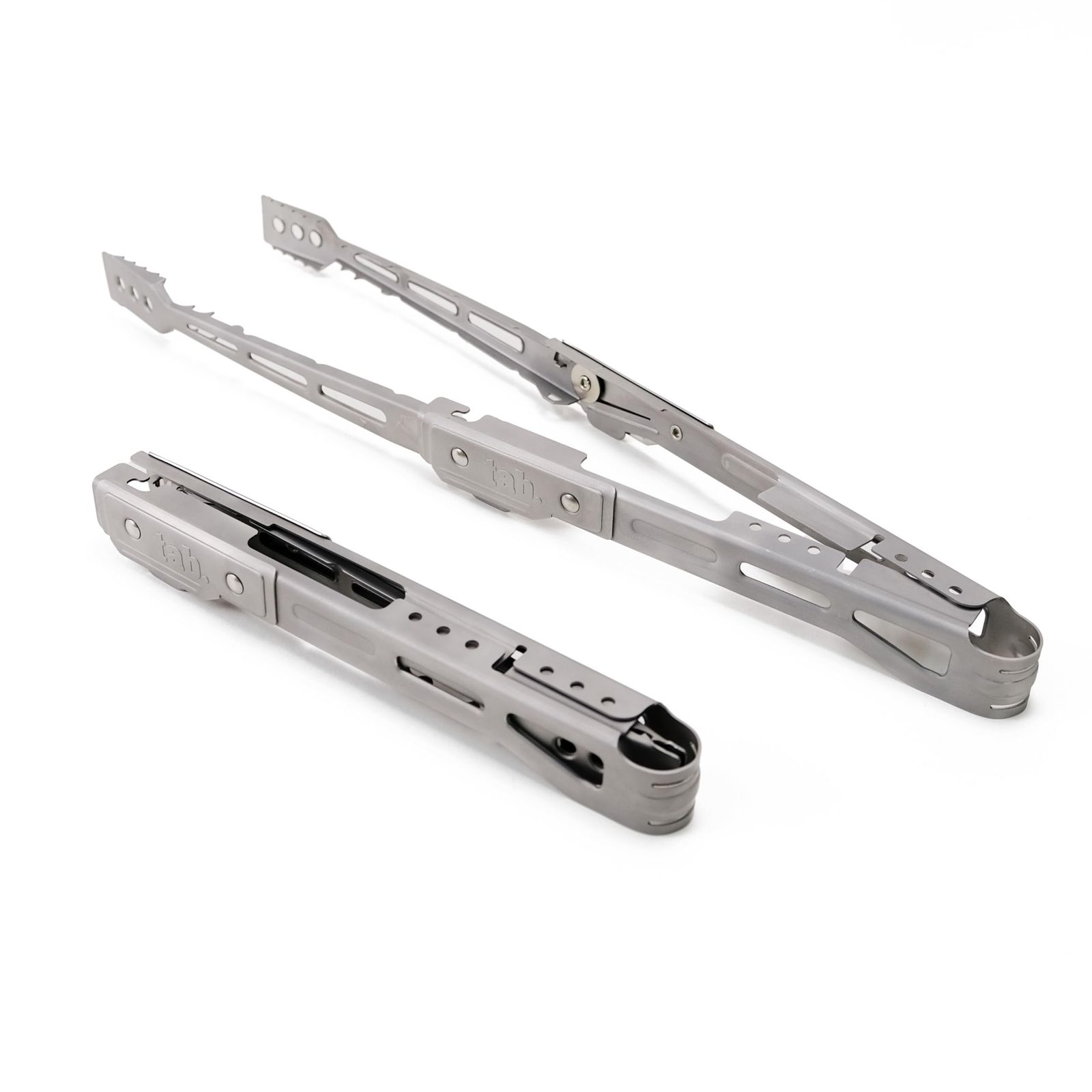 tab エクストング TB EXT 01 折りたたみトング 焚き火 調理 ステンレス製 長さ51 cm 折りたたみ28