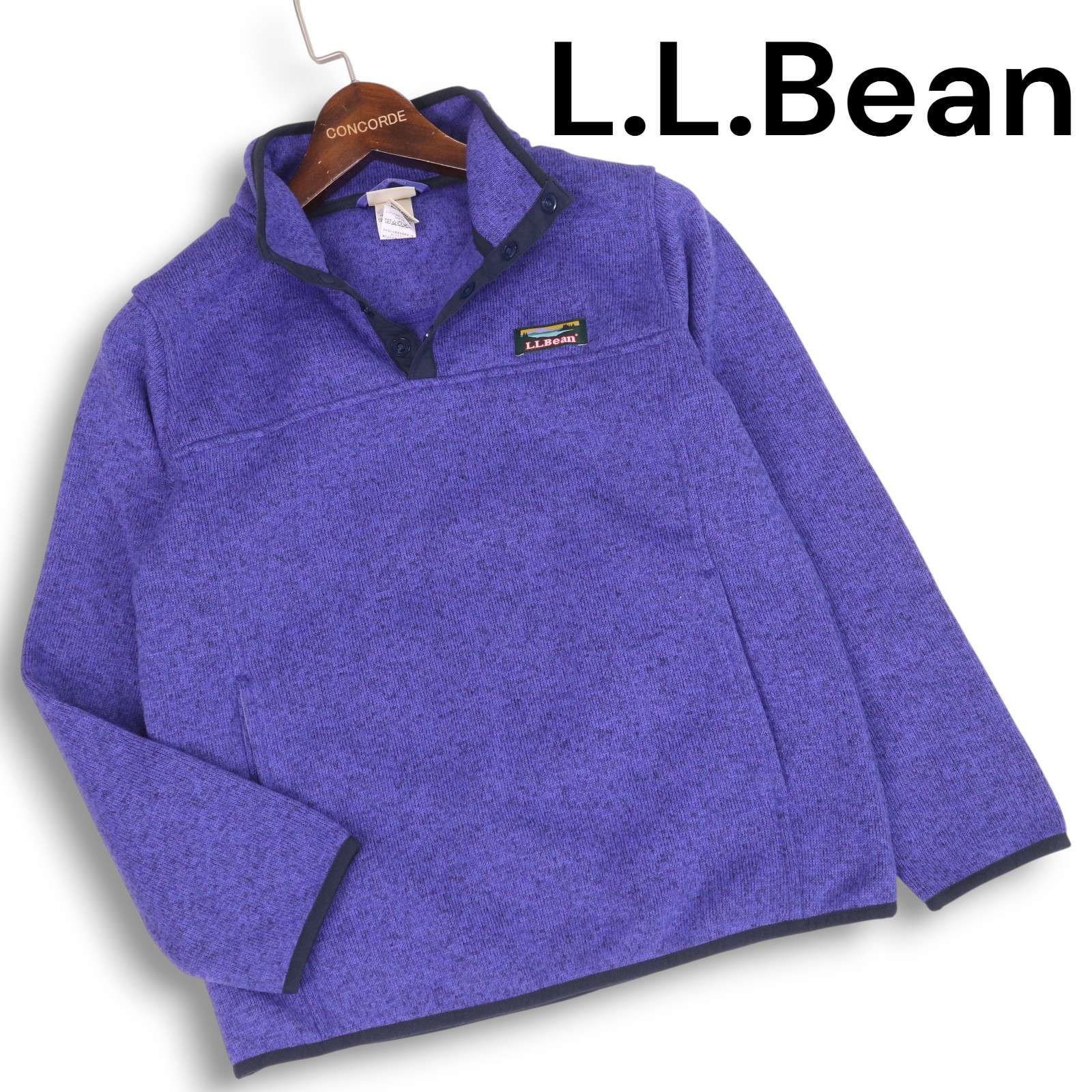 美品】L.L.Bean エルエルビーン 秋冬 裏起毛☆ スタンドカラー 