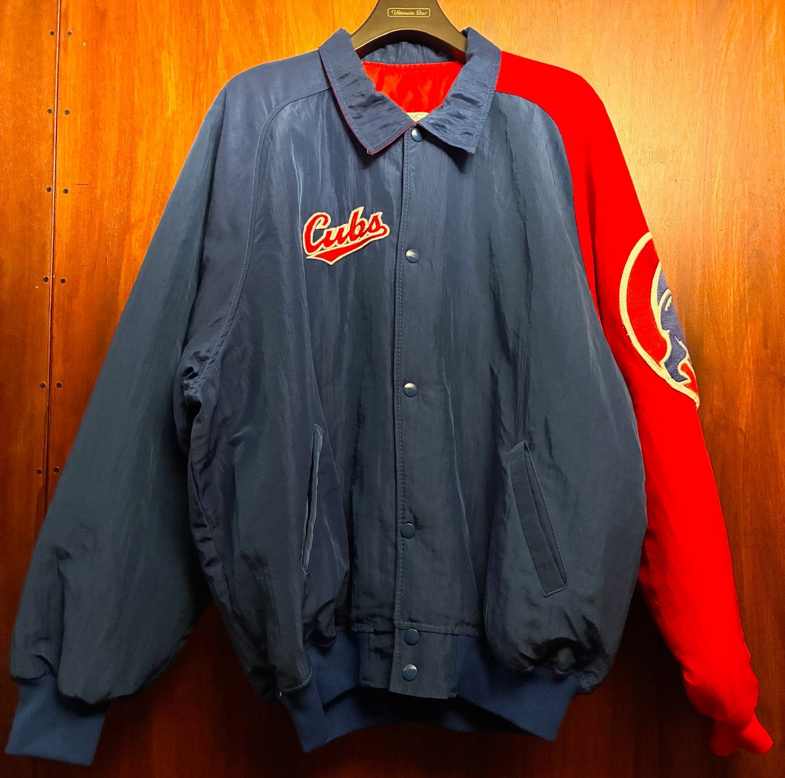 90's Starter MLB CHICAGO CUBS スタジャン USA製 レア MADE IN USA製 90s Diamond COLLECTION BY STARTER × MLB CHICAGO