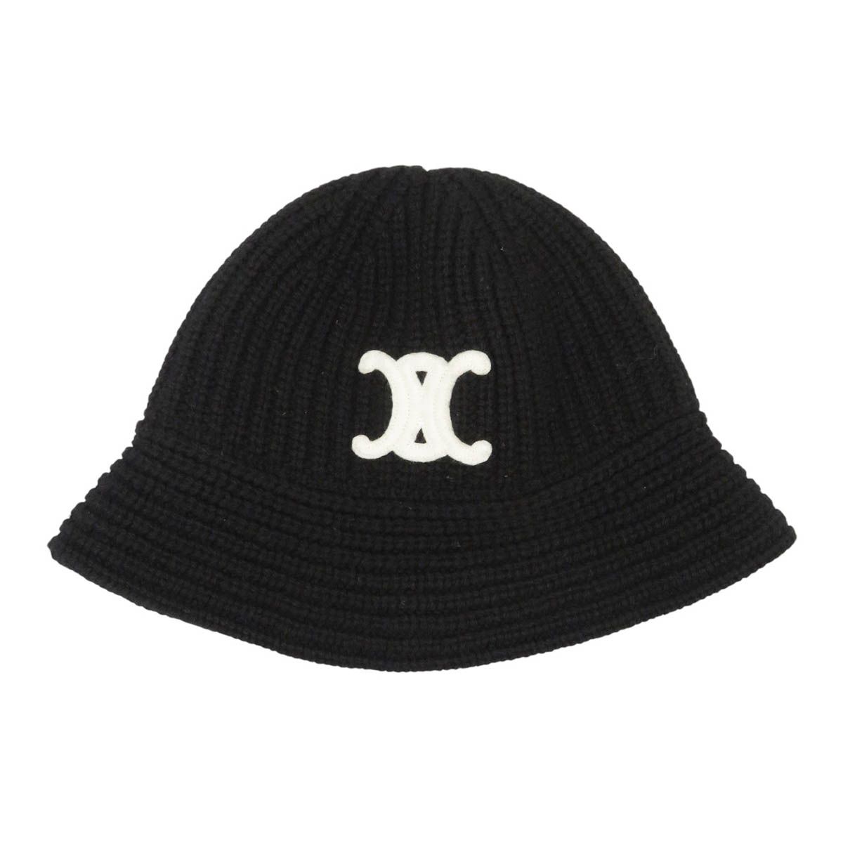 セリーヌ トリオンフ クロシェ カシミヤ バケットハット 2A80T384D