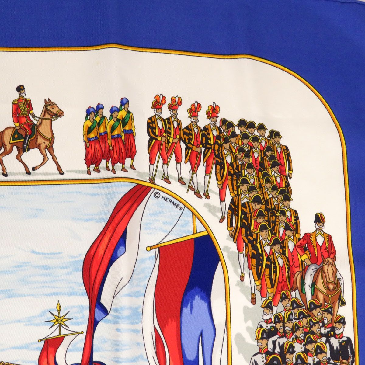 エルメス カレ 90 GRAND CORTEGE A MOSCOU モスクワ大行進 ユニ