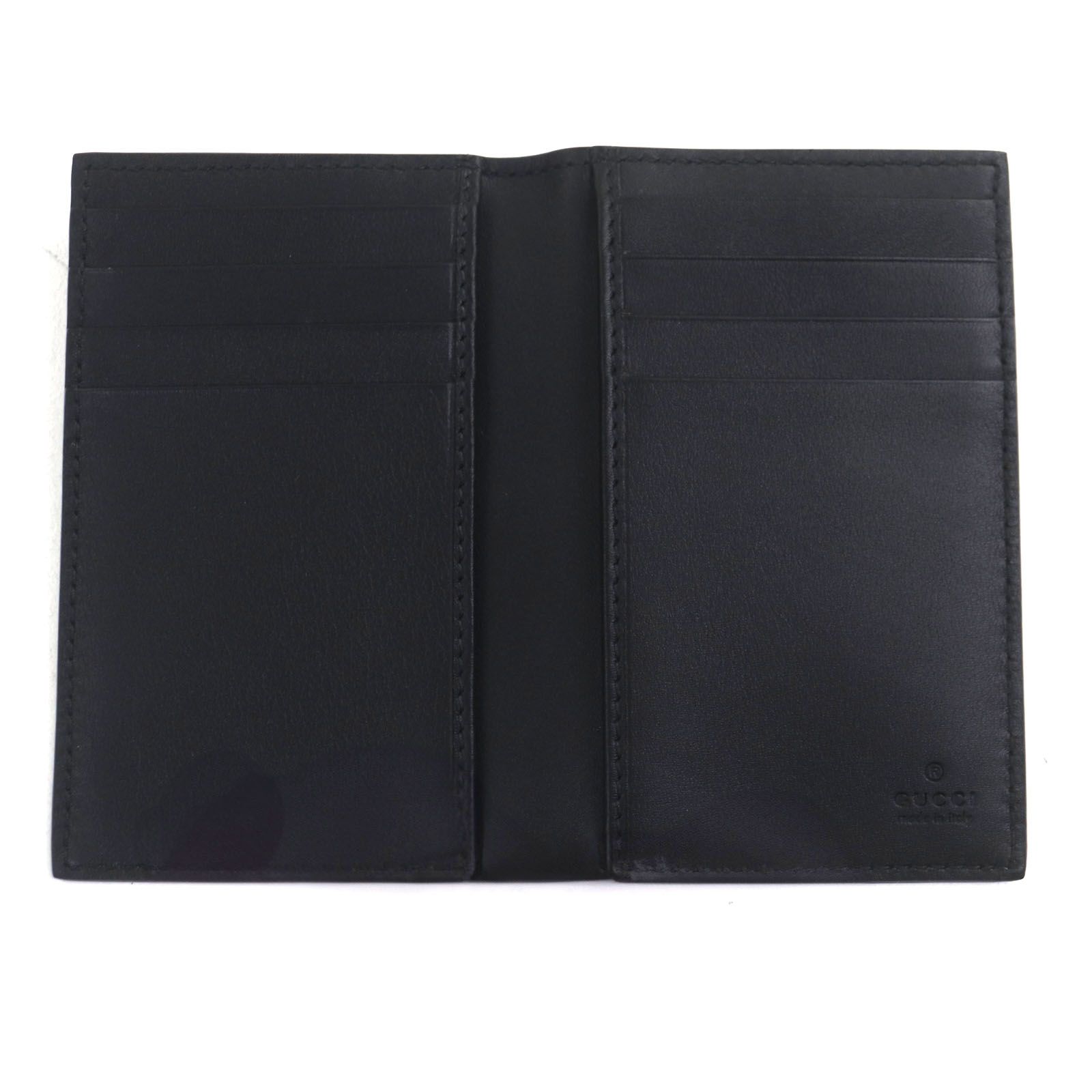 未使用品▼GUCCI グッチ 821209 コーティングファブリック GG エンブレム パスケース 名刺入れ カードケース ブラック イタリア製 メンズ 未使用品▽GUCCI グッチ 821209 コーティングファブリック GG