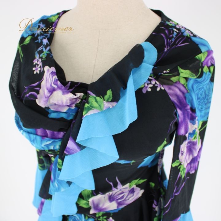 社交ダンス 衣装 スタンダード ドレス ワンピース レッスンウェア