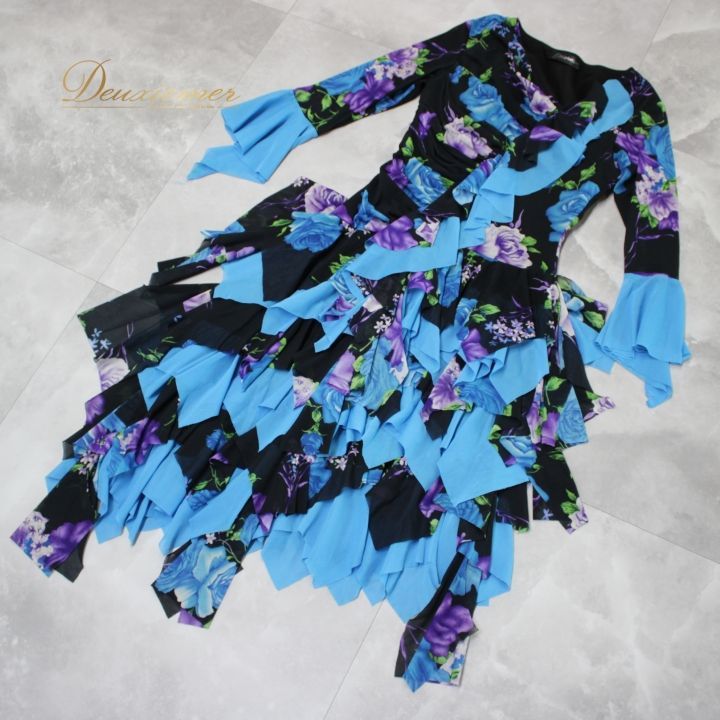 社交ダンス 衣装 スタンダード ドレス ワンピース レッスンウェア