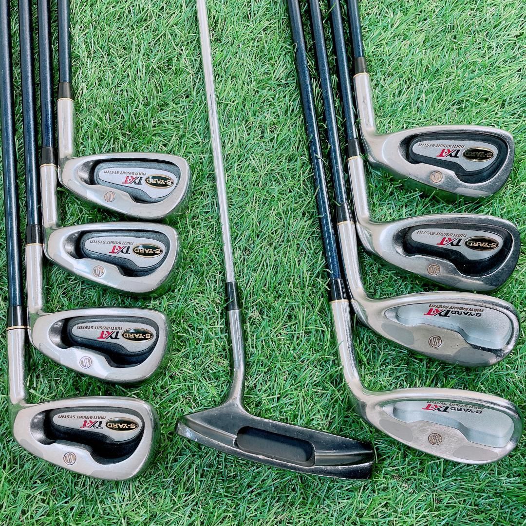 豪華13本！テーラーメイド他 ゴルフクラブセット キャディバッグ付