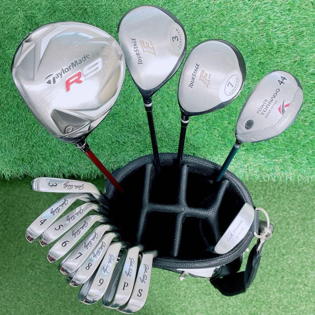 テーラーメイド R9 ゴルフクラブ メンズセット ヒッポ 初心者 N2123