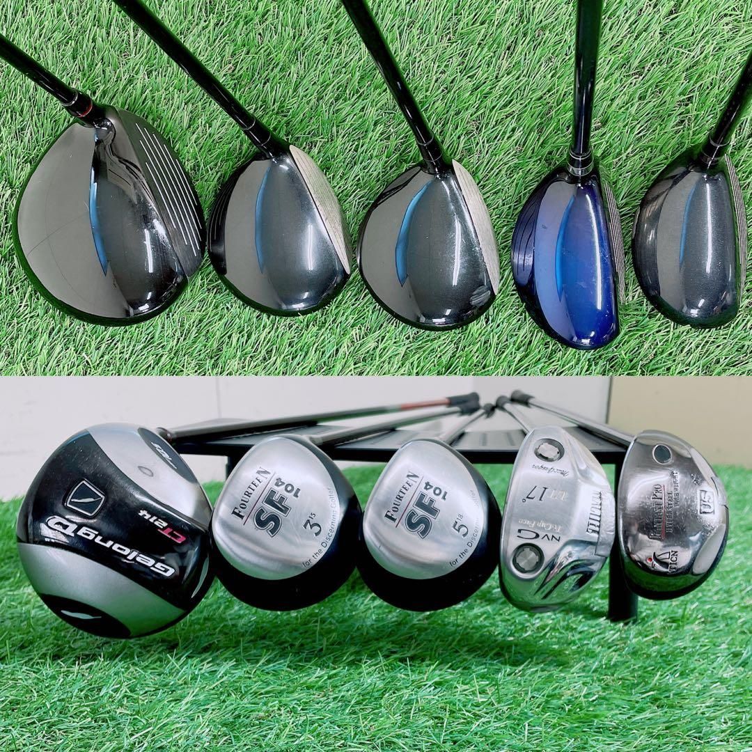 フォーティーン ゲロンD ゴルフクラブ メンズセット ツルヤ 初心者