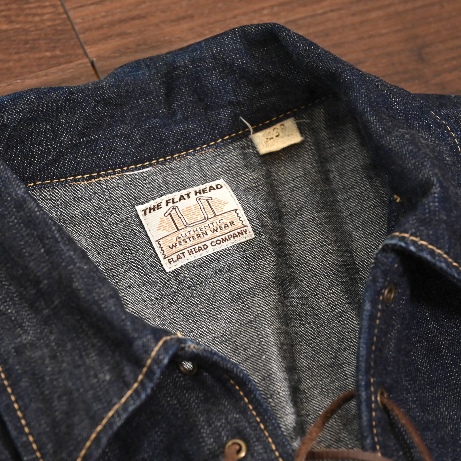 フラットヘッド THE FLAT HEAD デニムシャツ プルオーバー ウエスタン