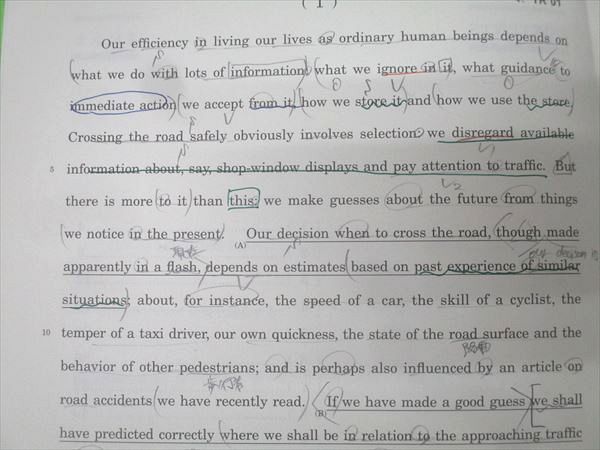 英文読解S('21通年) 駿台 21年通年 久山道彦先生 英文読解S 講義プリント・講義ノートフル