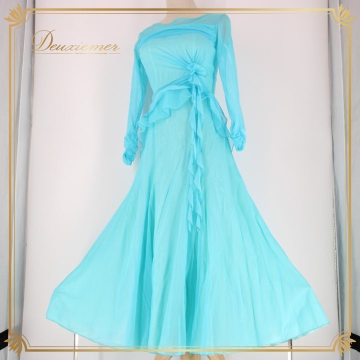 社交ダンス 衣装 スタンダード ドレス ワンピース レッスンウェア