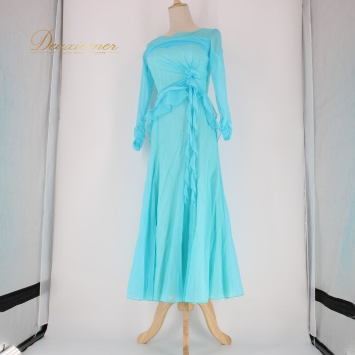 社交ダンス 衣装 スタンダード ドレス ワンピース レッスンウェア