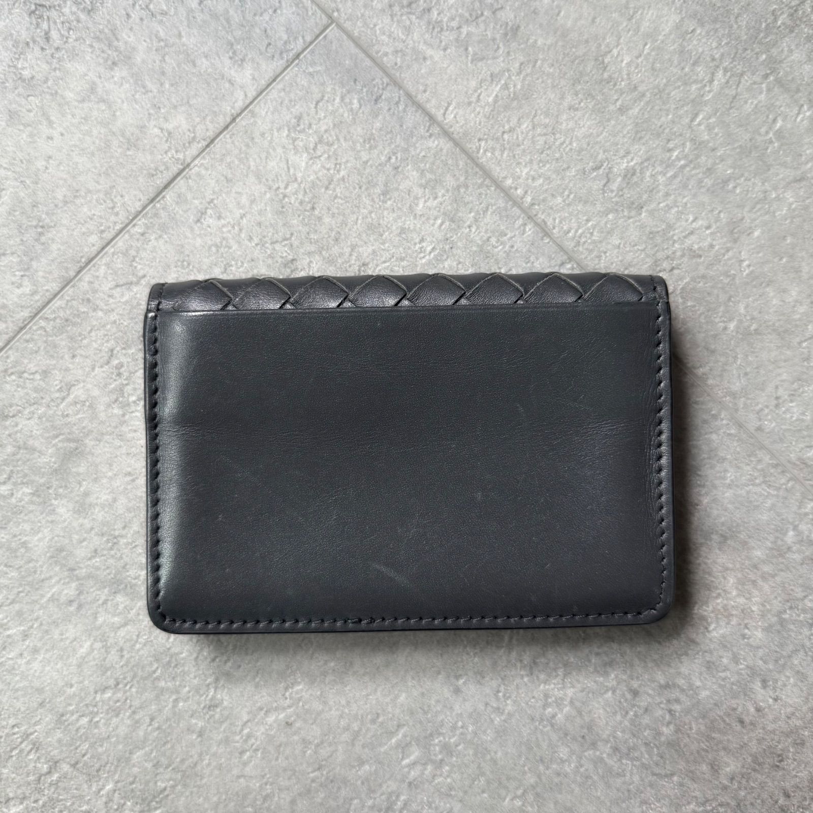 美品 BOTTEGA VENETA ボッテガヴェネタ イントレチャート 名刺入れ