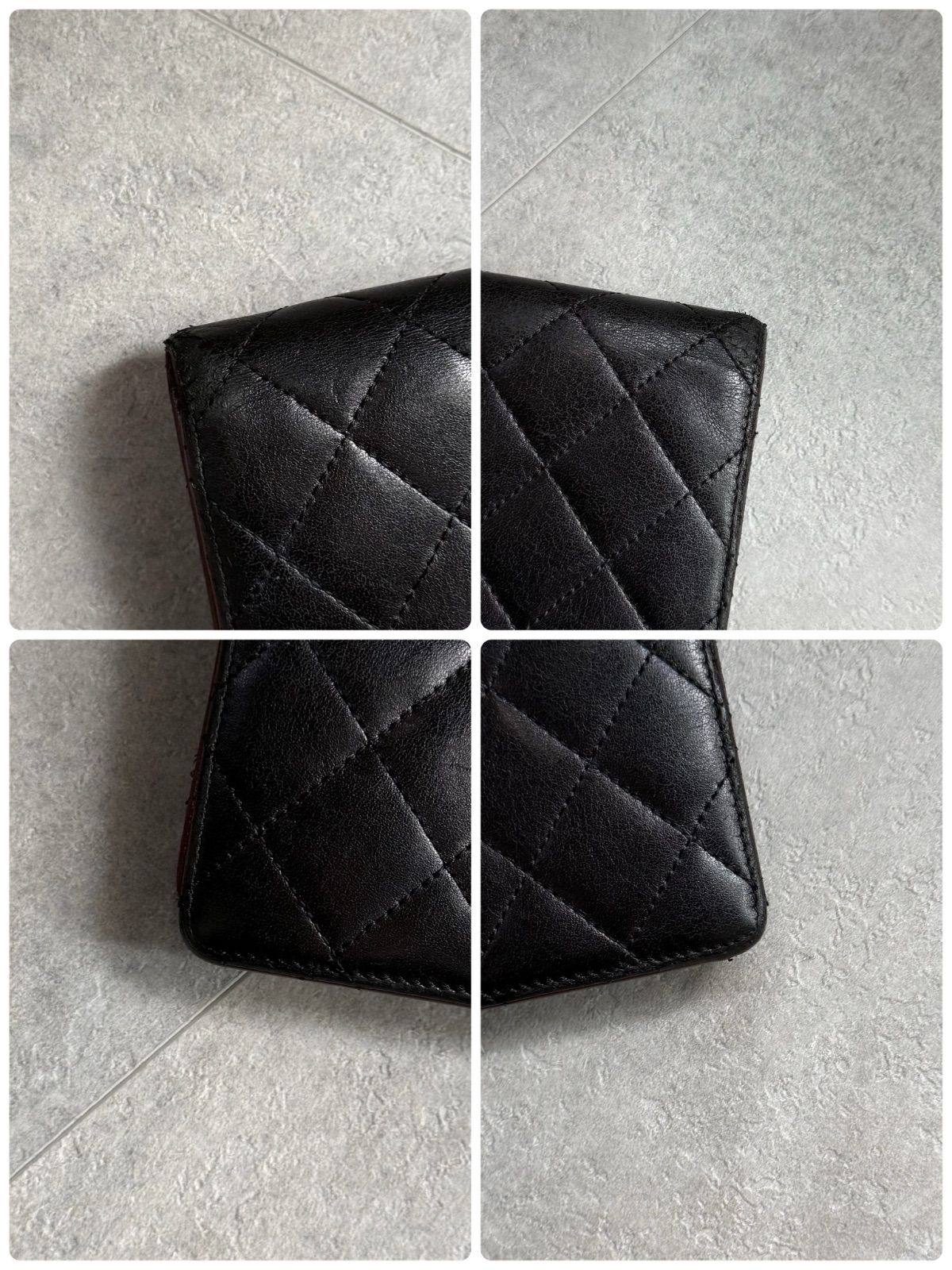 CHANEL シャネル マトラッセ クラシック ココマーク 二つ折り長財布