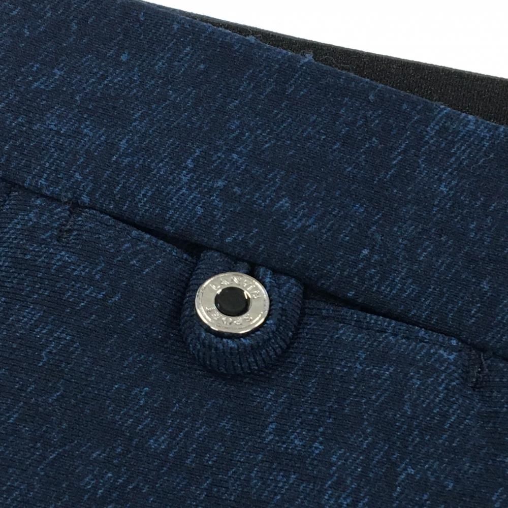 超美品】ランバンスポール ストレッチパンツ 杢ネイビー系 裏起毛