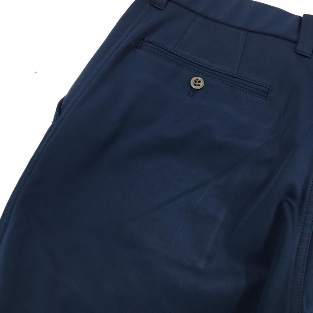 美品】アダバット パンツ ネイビー 裏微起毛 無地 メンズ 50(XL
