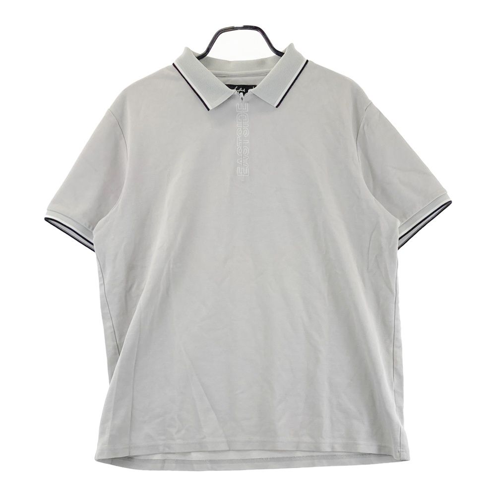 サイズ：L EASTSIDEGOLF イーストサイドゴルフ 半袖ハーフジップ