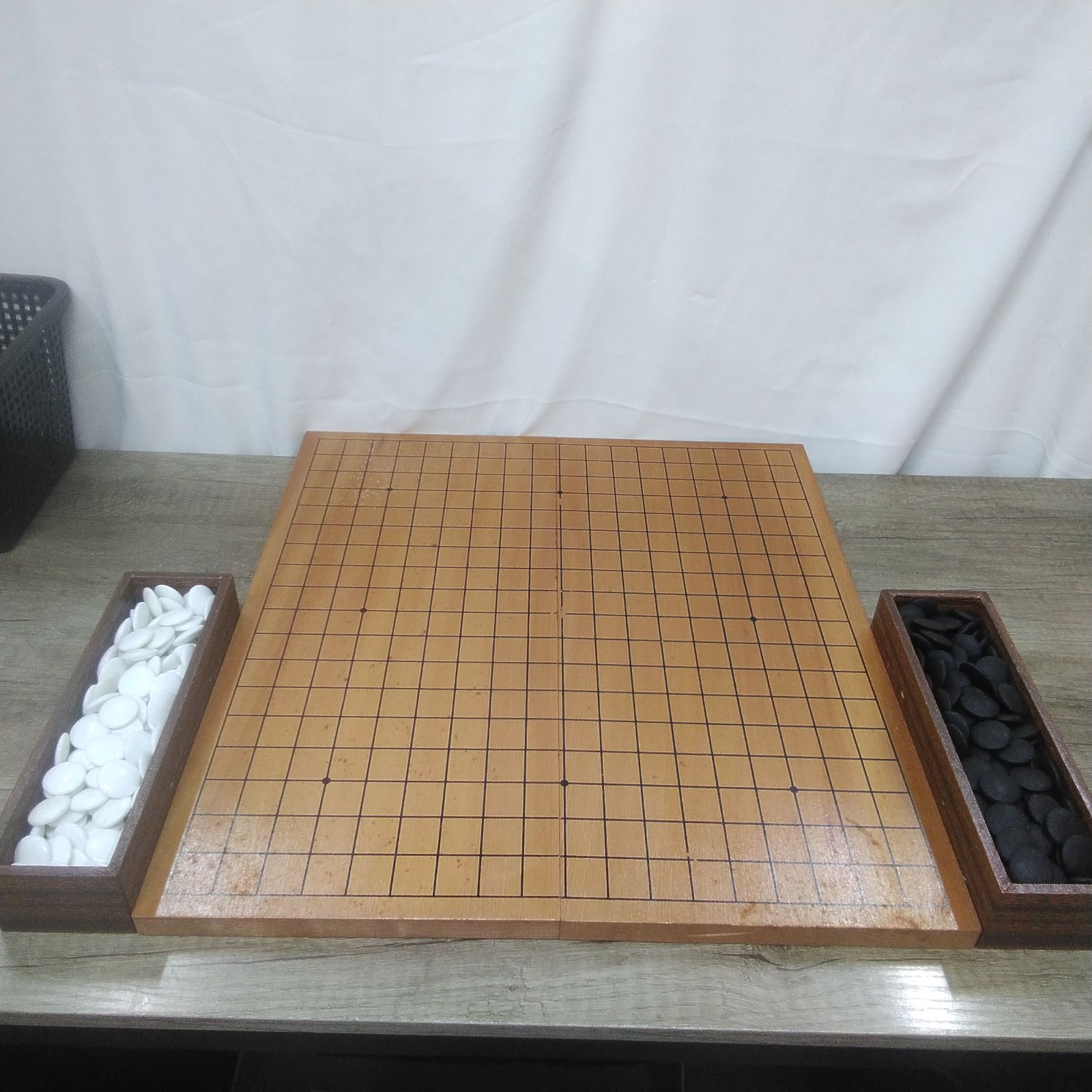 折りたたみ式 囲碁盤 ケース入り 中古品 R808 - メルカリ