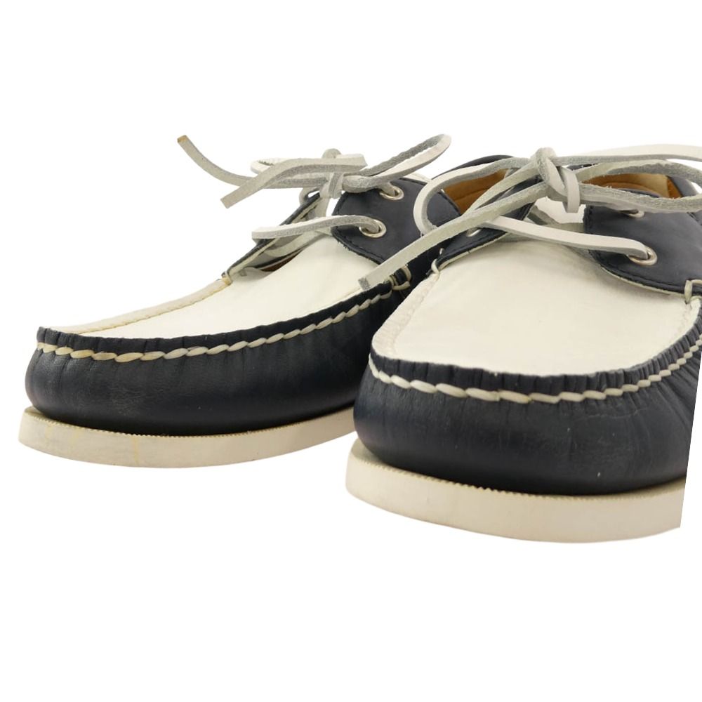 REGAL リーガル JY93 レザー スリッポン デッキシューズ ネイビー系