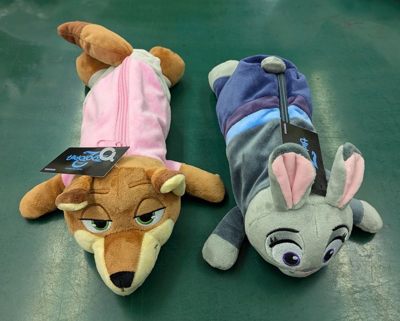 ズートピア2 ペンケース ジュディ ニック 筆箱 ふでばこ ぬいぐるみ