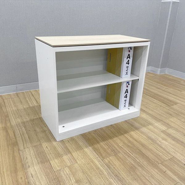 オカムラ オープン書庫 レクトライン 天板付 スチールキャビネット
