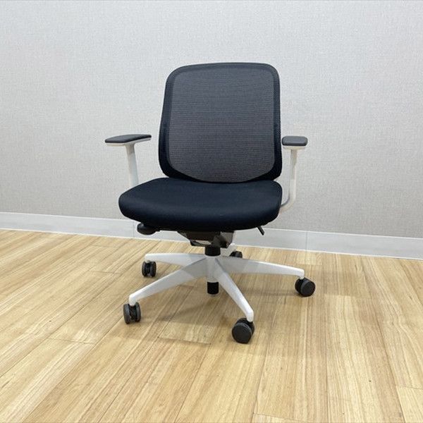 コクヨ シロッコ ローバック 肘付 オフィスチェア オフィスチェア ブラック