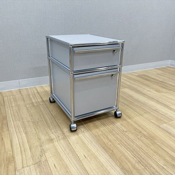 USMハラー インサイドワゴン 2段 デスクワゴン ユーエスエム マット