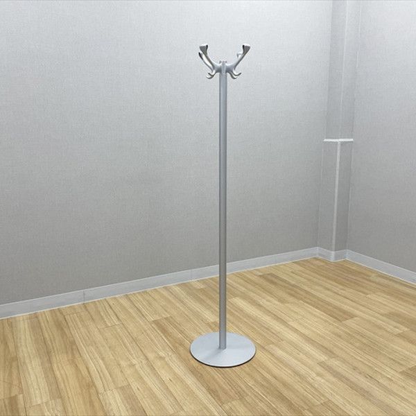 オカムラ ポールハンガー コートハンガー シルバーメタリック