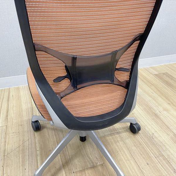 オフィスチェア オレンジ