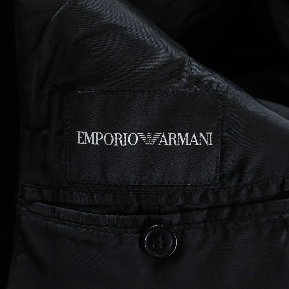 EMPORIO ARMANI (エンポリオアルマーニ) ベロア ベルベット ピークド