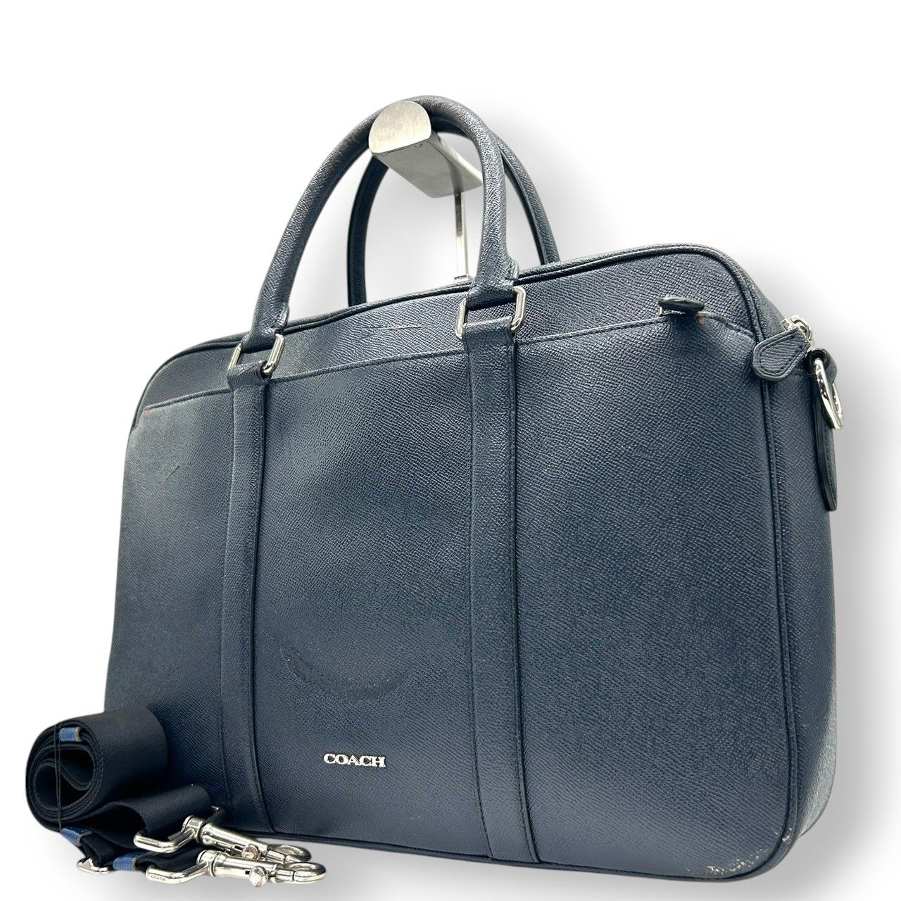 人気　コーチ メトロポリタン 2way ビジネスバッグネイビー A4可 コーチ COACH メトロポリタン ビジネスバッグ 2way ネイビー A4 コーチ